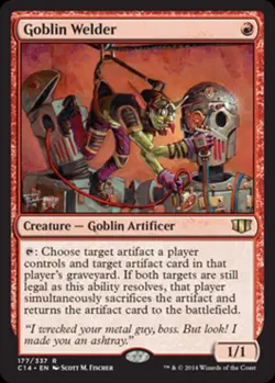 Goblin Welder - Medium Play MTG Commander 2014 Edition - Image 1