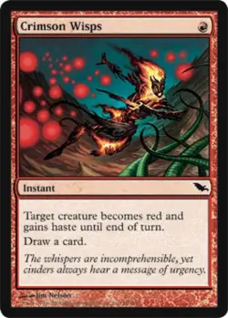 MTG English Crimson Wisps NM Normal Shadowmoor - Image 1
