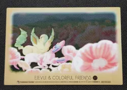 Leafeon & Sylveon Pokemon Center Clear Card Limited Edition Nintendo Japan F/S - Image 1