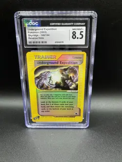 Underground Expedition 140/144 Skyridge Reverse Holo CGC 8.5 Nm/mt+ Pokemon Card - Image 1