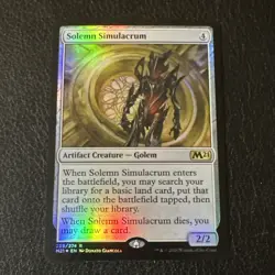 Solemn Simulacrum Foil x1 M21 NM Condition See Pics - Image 1