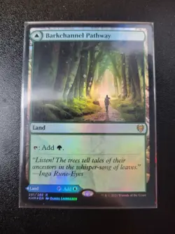 Barkchannel Pathway Kaldheim Foil MtG NM Mtg - Image 1