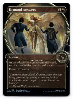 Demand Answers (Showcase) NM Foil Murders at Karlov Manor 306 MTG Common - Image 1