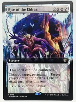 Rise of the Eldrazi NM Extended Art Commander Masters 749 MTG Regular - Image 1