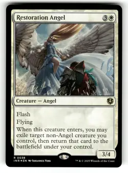 Restoration Angel NM Foil Innistrad Remastered 38 MTG Rare - Image 1