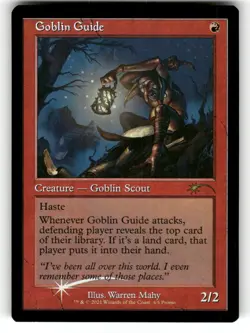Goblin Guide (Retro Frame) NM Foil WPN & Gateway Promos 4 MTG Promo - Image 1