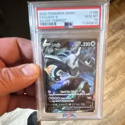 Pokemon Lugia V Alt Full Art Holo Ultra Rare Silver Tempest #186 PSA 10 2022 - Image 1