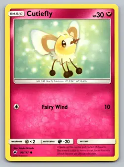 Pokemon TCG SM - Burning Shadows Cutiefly 95/147 - Image 1