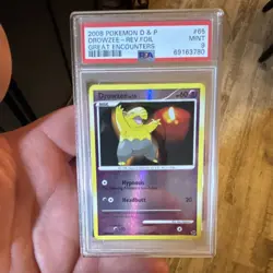 Pokemon 2008 Great Encounters Drowzee Reverse Holo #65/106 PSA 9 - Image 1