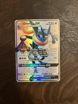 Greninja GX SV56/SV94 Hidden Fates Shiny Vault Shiny Holo Rare English - Image 2