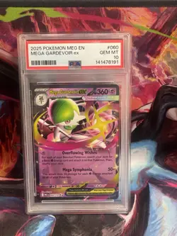 Pokemon 2025 Mega Gardevoir ex 060/132 Holo Mega Evolution GEM MINT PSA 10 - Image 1