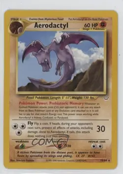Aerodactyl Pokemon Neo Revelation #15 2001 - Image 1
