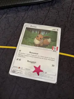 Pokemon TCG Bahasa Indonesia Language Eevee KFC Stamp Promo 186/SM-P - Image 3