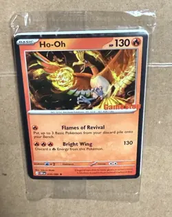 Pokemon TCG Chaos Rising Ho-Oh 010/086 Holo GameStop Stamped Promo Sealed (1) - Image 1