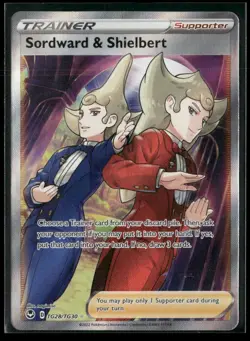 Sordward & Shielbert TG28/TG30 Silver Tempest Trainer Gallery Pokemon NM/M - Image 1
