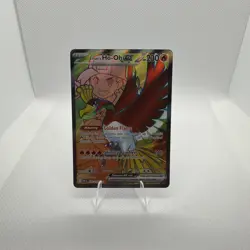 Pokemon TCG Ethan's Ho-Oh EX Ultra Rare Full Art Destined Rivals 209/182 - Image 1