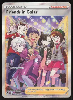 Friends in Galar TG23/TG30 Ultra Rare Silver Tempest Trainer Gallery Pokemon NM - Image 1