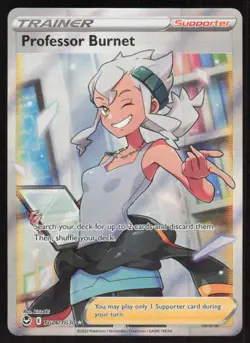 Professor Burnet TG26/TG30 Ultra Rare Silver Tempest Trainer Gallery Pokemon NM - Image 1