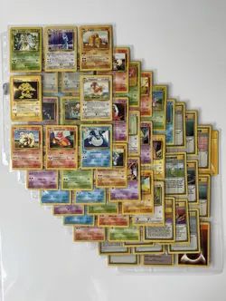 Pokemon TCG WOTC Base Set - Near Complete Rare, Uncommon, Common - 83/102 Cards! - Image 1