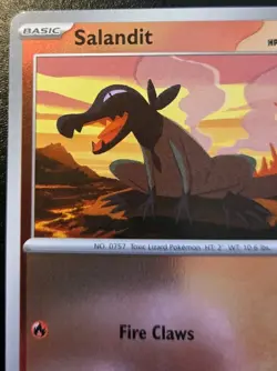 Salandit 015/088 Reverse Holo Common Mega Evolution: Perfect Order Pokemon TCG - Image 2