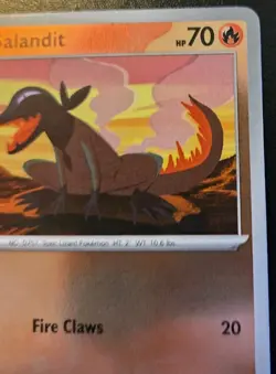 Salandit 015/088 Reverse Holo Common Mega Evolution: Perfect Order Pokemon TCG - Image 3