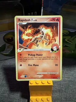Pokemon TCG Rapidash Rising Rivals 47/111 Regular - Image 1