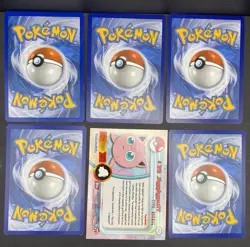 12x Pokemon Cards Jigglypuff Wigglytuff Igglybuff Lot - Fairy Vintage Topps TCG - Image 3