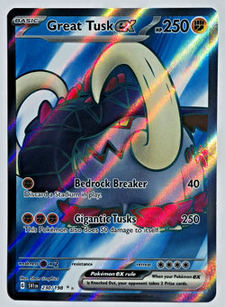 Great Tusk ex 230/198 Ultra rare Full Art Scarlet & Violet NM - Pokemon TCG - Image 1