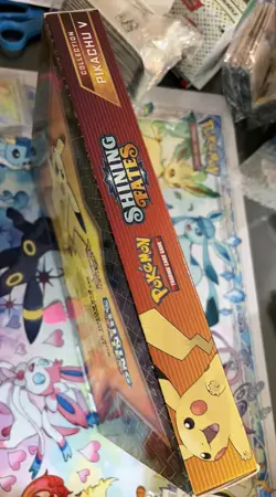 Pokemon TCG Shining Fates Pikachu V Collection Box - NEW FACTORY SEALED - Image 5