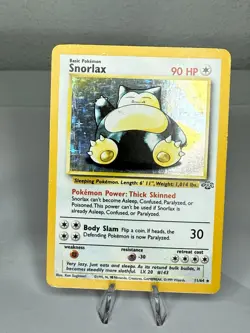 Pokemon TCG Snorlax Jungle 11/64Holo Unlimited Holo Rare Vintage WOTC 1999 - Image 1