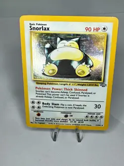 Pokemon TCG Snorlax Jungle 11/64Holo Unlimited Holo Rare Vintage WOTC 1999 - Image 2