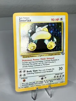 Pokemon TCG Snorlax Jungle 11/64Holo Unlimited Holo Rare Vintage WOTC 1999 - Image 3
