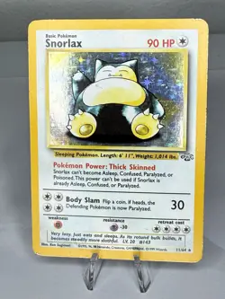 Pokemon TCG Snorlax Jungle 11/64Holo Unlimited Holo Rare Vintage WOTC 1999 - Image 4