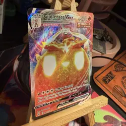 Cinderace VMAX 045/264 Fusion Strike Full Art Ultra Rare Holo Pokemon TCG MINT - Image 2