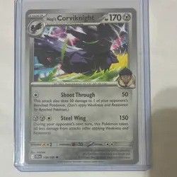 Pokemon TCG Hop's Corviknight 108/159 Uncommon Reverse Holo Sv09 HP 170 - Image 1