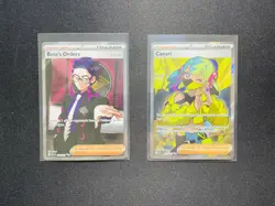 2026 Pokemon TCG English Boss's Orders ASCEN 256/217 Holo Full Art Lot*2 TZ94 - Image 1