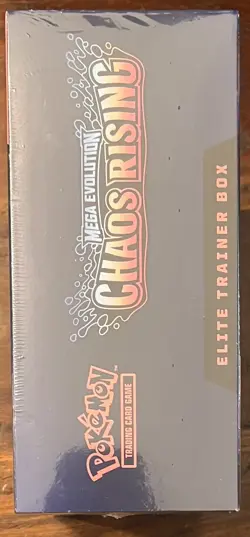 Pokemon Chaos Rising Elite Trainer Box Factory Sealed ETB *small tear right seal - Image 4