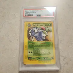 PSA 1 Poor Pokemon Dark Ivysaur Best of Game Promo Card #6 2003 WOTC Pop 1 - Image 1