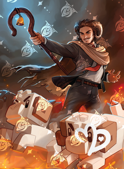 VCard Awakened Worlds: First Edition - JSchlatt Box Topper Artist Card - Image 1
