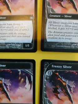 MTG Frenzy Sliver Future Sight Playset 4 cards as pics - Image 2