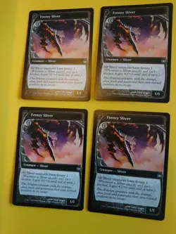 MTG Frenzy Sliver Future Sight Playset 4 cards as pics - Image 5