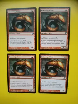 MTG Card. Battering Sliver. Planar Chaos. Playset - Image 1