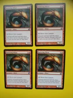 MTG Card. Battering Sliver. Planar Chaos. Playset - Image 2