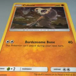 Cubone 57/131 General Mills Promo SM Forbidden Light Pokemon Holo - Image 3