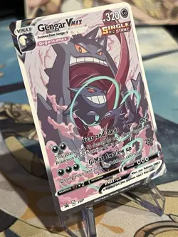 Pokemon Gengar Vmax promo rare Waifu Doujin ACG DIY Full Art Card New - Image 3