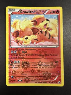 Growlithe RC4/RC25 Legendary Treasures 2013 Radiant Collection Pokemon Card TCG - Image 4