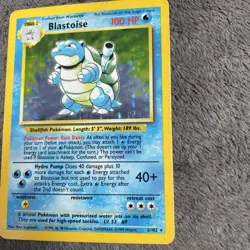 Pokemon TCG Base Set Blastoise 2/102 Holo Rare Pokemon Card 1999 Played - Image 4