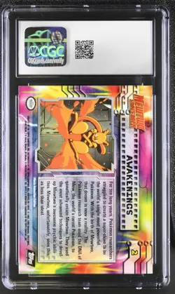 CGC 9 MINT Awakenings 1999 Topps the First Movie 2 Second Print Pokemon Card - Image 2