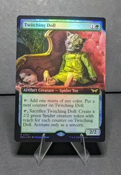 Twitching Doll (Extended Art) Duskmourn: House of Horror Foil - Image 1