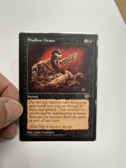 WotC Magic of the Gathering MtG Mirage Shallow Grave (R) NM - Image 1